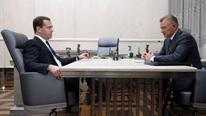 Олег Ковалёв доложил Дмитрию Медведеву о проекте возведения нового здания БСМП 